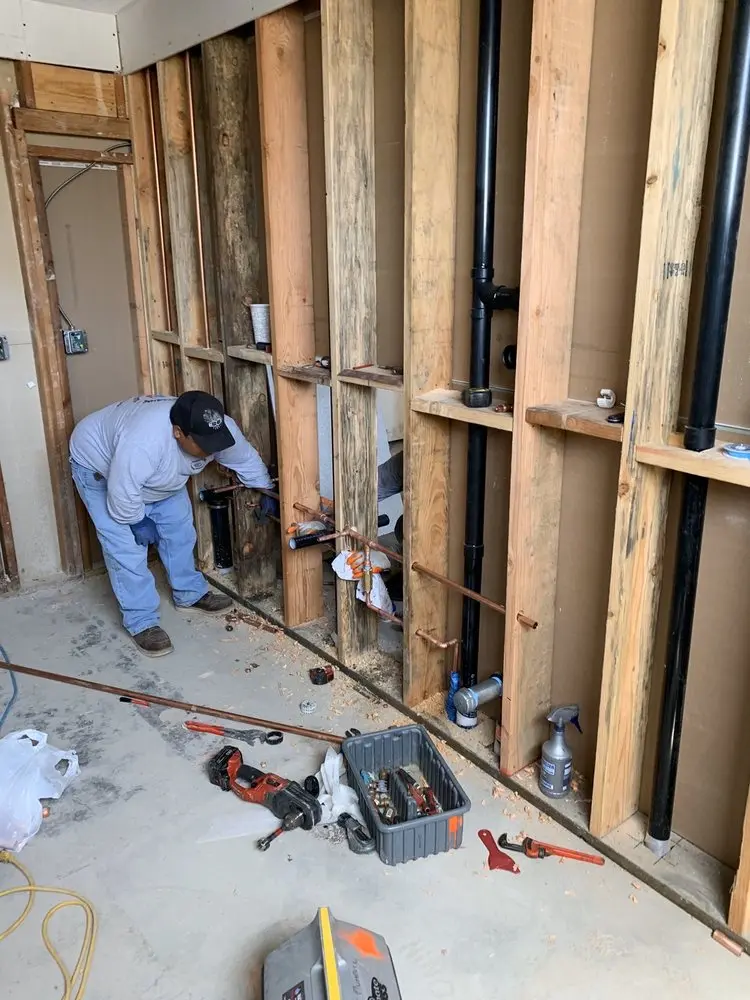 Commercial rough-in plumbing for Gas Line Repair in Effingham